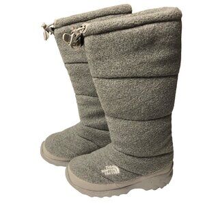 THE NORTH‎ FACE WOMEN HEAT SEEKER FLEECE BOOTS SIZE 5